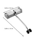 Self Closing Door Closer Automatic With Simple Installation Built From Aluminum Alloy dimensions 3.85x5.89 in