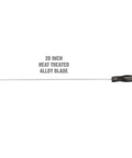 No. 2 Phillips Screwdriver 20 Inch Pro Grade, Rust Resistant Resin Handle, long shaft with text overlay "20 Inch Heat Treated Alloy Blade"