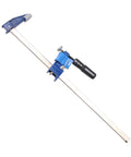 Heavy-Duty 6-Inch F Clamp For Woodworking Blue Clip, Fast Bar Carpenter Clamp For Wood Projects And DIY shown in side view