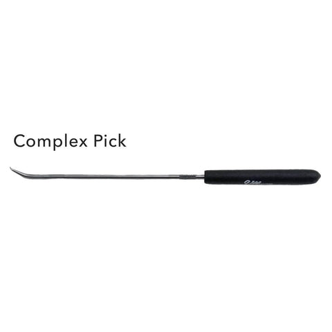 Pro Grade Eight Piece Hook And Pick Set, Nine And Three Quarters Inches Each, Complex Pick, High Carbon Polished Steel