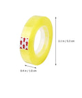 Dope 12 Pack 11mm X 30m BOPP Packing Tape roll with measurements showing 2.1 in / 5.3 cm and 0.4 in / 1.0 cm.