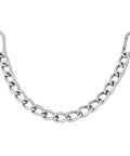 Nine And A Half Inch Western Easy Clip Curb Bit Chain Heavy Duty Chrome Steel With Snap For Horses Chin And Mouth Control Tough Ride Ready