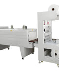 Shop Ready Automatic Heat Shrink Wrapper Machine With Quick Lock Sealer And Extended Track Tunnel For Heavy Duty Plastic Film Packaging.