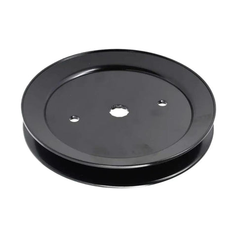 Top Notch 2 Pack Spindle Drive Pulleys For Your Ride With Part Numbers 195945 And 197473 Compatible With 42 And 46 Inch Mowers, black pulley.