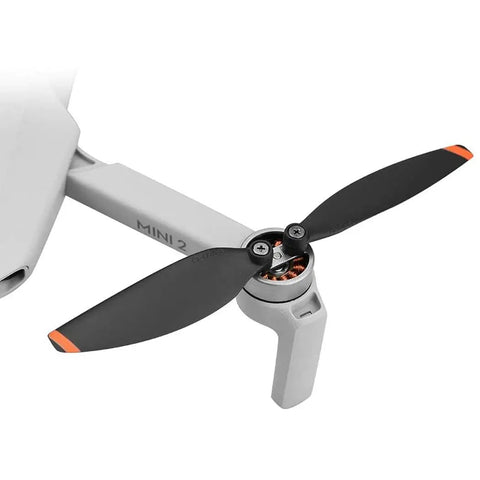 Low Noise Quick Release Drone Propellers 24 Pcs For Mini 2 Mini SE Mini 4K Replacement Blades mounted on Mini 2 drone