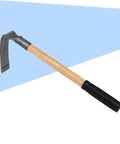 Heavy Duty Garden Hoe With Long Wooden Handle, Thick Steel Blade, Anti Skid Grip, Easy To Use Weeding Tool For Home Gardens, Beds And Lawns