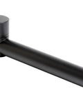 Matte Black Tub Spout For Bathtub And Shower Non Diverter Wall Mount Round Shape 180 Degree Swivel 1/2 Inch NPT Thread