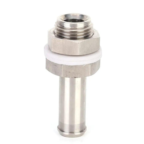 No Weld Turbo Oil Drain Plug Adapter Fits 5/8 Bolt On For Custom Motorsports Builds Racing Oil Pans And High Performance Engine Kits Saves Big Time Labor, stainless steel