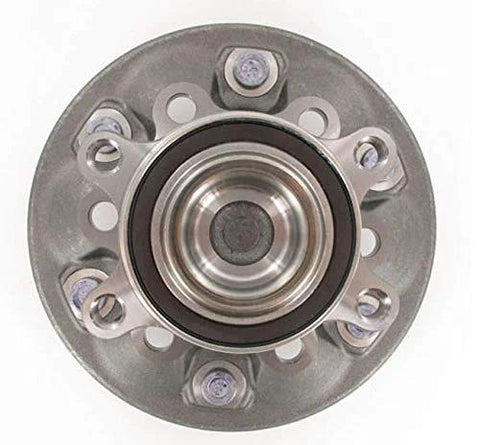 Top view of Front Wheel Hub Bearing Assembly For RWD Chevy GMC Isuzu BR930702 Aftermarket Replacement Part Complete Kit