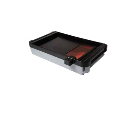 Replacement Resin Tank For 4L SLA 3D Printer Heavy Duty FEP Vat seen from an angle, showing sturdy design and large capacity.