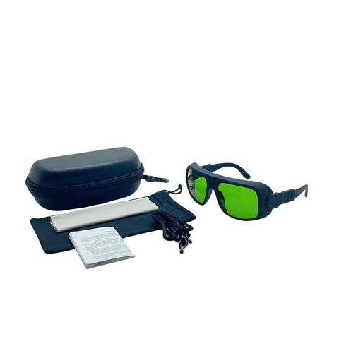 Pro Grade Laser Safety Glasses For 635Nm 808Nm And 980Nm Heavy Duty Protective Eyewear with case and accessories.