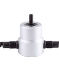Power Drill Nibbler Attachment For Metal Sheets With Double Head And 360 Degree Adjustable Operation Ergonomic Handle Wrench Included