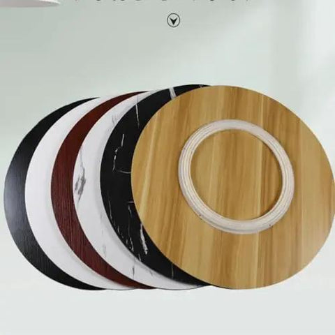 Premium Solid Wood Lazy Susan Featuring Slick 360 Degree Swivel Function Oversized Rotating Kitchen Turntable For Dining Tables Effortless Cleanup Black Finish Built Damn Tough For Casual Hangouts And Big Dinner Crews in various designs.