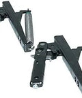 Two Piece Hinge Kit In Brown Finish For PC020126 with durable steel construction, shown in open position with spring mechanism.