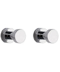 Knockout Wall Hooks And Heavy Duty Towel Racks Gold Polished 304 Stainless Steel wall hooks in round design for bathroom use.