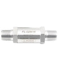 Inline 316L stainless steel filter, 5 micron, dual male NPT thread ends