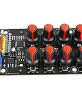 8 Channel RC Servo Tester With Independent 8 Channel Interface And Over Current Protection, Dual Control Modes Manual And Centering