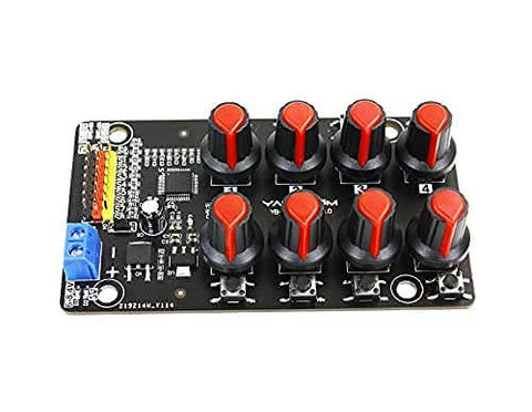 8 Channel RC Servo Tester With Independent 8 Channel Interface And Over Current Protection, Dual Control Modes Manual And Centering