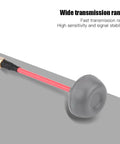 RHCP 5.8G FPV Antenna Dual Mushroom Shape For TX And RX Drone Accessory With Fast Transmission Wide Range High Sensitivity For 5.8GHz FPV Systems RP-SMA Male Connector with red cable