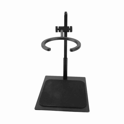 Straight Up Solid Adjustable Pour Over Coffee Stand With Non Slip Base, 7 Piece Aluminum Dripper Kit For Precision Brews, front view