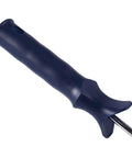 Close-up of decorative paint roller handle, ergonomic design, part of Decorative Paint Roller Kicking Off Fresh Walls With A Slick Floral Scroll Design For Rapid Stamping And Garden Trails Featuring Top Shelf Microfiber Coverage For Effortless Diy Upgrades.