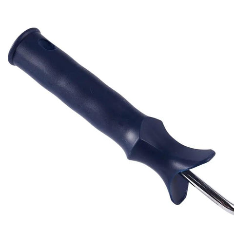 Close-up of decorative paint roller handle, ergonomic design, part of Decorative Paint Roller Kicking Off Fresh Walls With A Slick Floral Scroll Design For Rapid Stamping And Garden Trails Featuring Top Shelf Microfiber Coverage For Effortless Diy Upgrades.