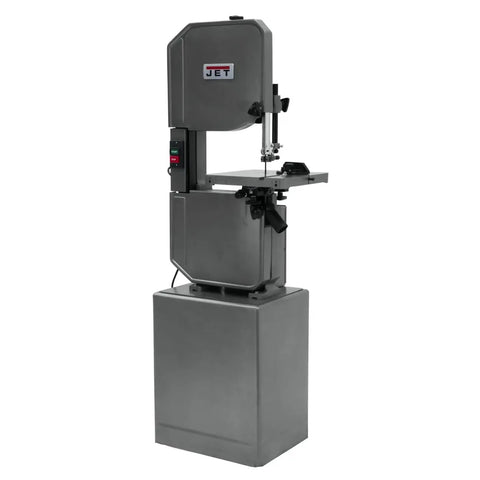 14 Inch Metal And Wood Bandsaw With 1 HP Motor 230/460V 3 Phase Heavy Duty Cast Iron Frame One Piece Base Tilt Table 45 Degrees Right And 15 Degrees Left Includes 14 TPI Metal Blade And 6 TPI Wood Blade Versatile Cutting For Wood Plastic Bakelite And