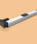 Heavy Duty Linear Stage Actuator With Ball Screw Slide Table And Precision Electric Guide Linear Module, aluminum construction.