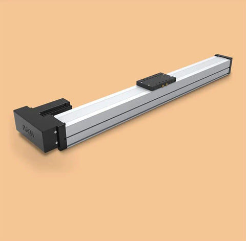 Heavy Duty Linear Stage Actuator With Ball Screw Slide Table And Precision Electric Guide Linear Module, aluminum construction.