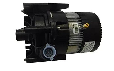 Premium Spa Circulating Pump 3/4 Inch Barb 230 Volt side view with AMP plug and water outlet for easy installation OEM Replacement Part 6080U0019