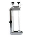 Heavy Duty Countertop Assembly Jig With Adjustable 45 Degree Clamping Fixture For Precision Stone Seam Splicing And Tile Joint Alignment A True Game Changer For Quick Install And Flawless Finish No Fuss, showing side view with adjustable clamps.
