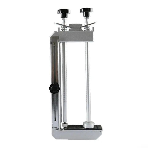 Heavy Duty Countertop Assembly Jig With Adjustable 45 Degree Clamping Fixture For Precision Stone Seam Splicing And Tile Joint Alignment A True Game Changer For Quick Install And Flawless Finish No Fuss, showing side view with adjustable clamps.