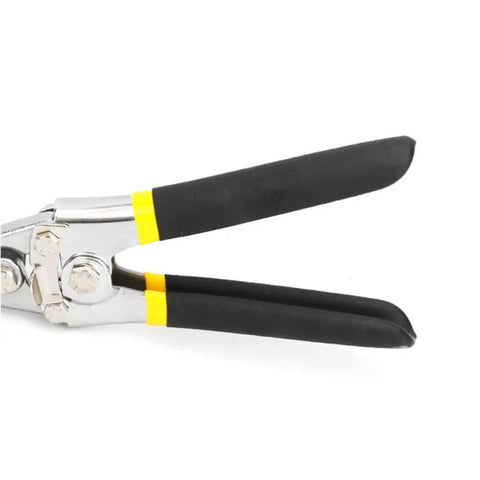 Close-up of 75mm Curved Sheet Bending Pliers For Metal Seaming And Edge Forming, showcasing durable steel construction and ergonomic grip