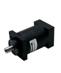 Planetary Gearbox Reducer With Ratios 64 96 100 120 144 150 180 216 For Nema 23 And Nema 24 Steppers And Servo Motors shown in black