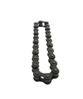 Heavy Duty Gray Replacement Reverse Roller Chain Perfect For 700-070A Transmission Systems And Model 786081 Units viewed from the side.