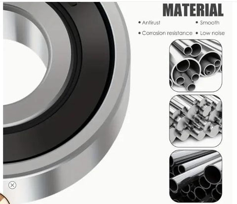 heavy duty ball bearings 6205 ZZ with corrosion resistance and smooth, antirust material for high speed machinery