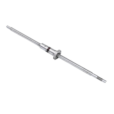Precision Machined C5 RM3205 DFU3205 Roller Ballscrew 850mm Long with Double Ball Nut for CNC applications.