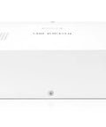 Back view of Instant On 1930 Eight Port Gigabit Smart Managed Switch, showing power input and fanless design, ideal for small businesses.
