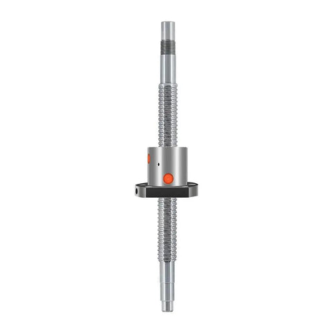 32Mm C7 Rolled Ballscrew Assembly With Single Or Double Nuts 5Mm 10Mm Lead Custom Sizes 300Mm To 2500Mm Hardcore Heavy Duty BK25 BF25 Bearings DSG32H Housing profile view