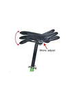 27.2Mm Aluminum Alloy Seatpost 300Mm Length With Micro Adjust Clamp For Mountain Road And Hybrid Bikes in use with saddle