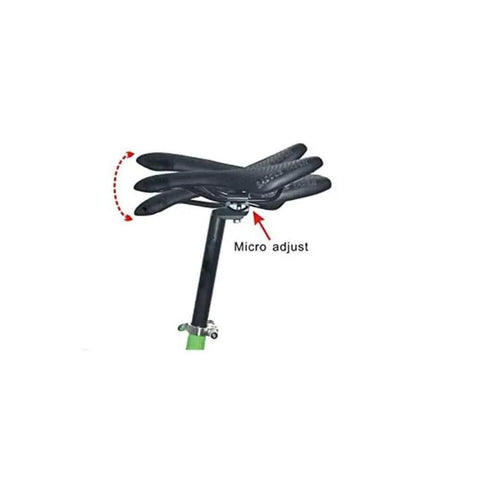 27.2Mm Aluminum Alloy Seatpost 300Mm Length With Micro Adjust Clamp For Mountain Road And Hybrid Bikes in use with saddle