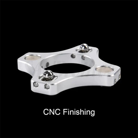 Metal WS16 Coupler For WobbleX And HevORT 3D Printers With Z Axis SFU1604 Ball Screw, showing CNC finished surface.