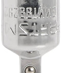 Chrome Three Eighths To One Quarter Socket Adapter For Three Eighths Drive, Female To Male, Corrosion Resistant, ASME Compliant
