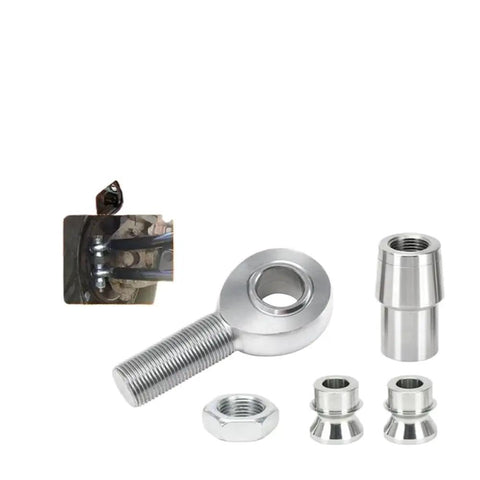 Heavy Duty Seven Eighth Inch Heim Joint Rod End Kit 2 Pack, includes metal rod end and replacement components for A60X 4X4 Diesel.