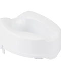 Premium Raised Toilet Seat With 6 Inch Lift Life Saver Standard White Easy Sit Or Stand Safe Bathroom Upgrade