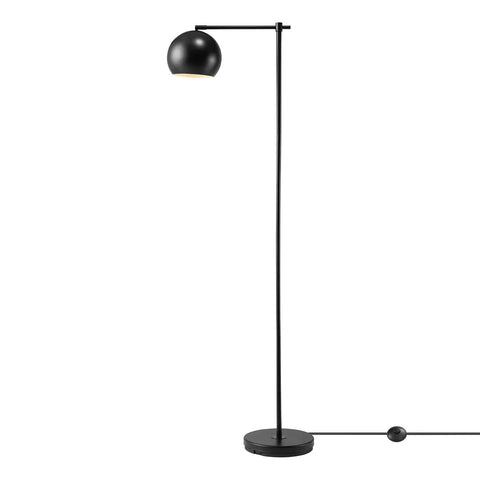 Molly Floor Lamp In Matte Black With Dope Modern Transitional Design Sleek Ambient Lighting Statement Piece For Living Rooms