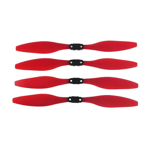 Foldable Propellers Set In Red White Black For HS720 HS720E Drone 12 Piece Pack Three Sets PC Plastic Pro Grade Spare Blades