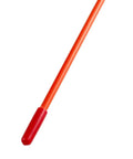 Orange Hot Rod CB Antenna 3 Foot AM FM Ready 36 Inch 100 Watt with Three Eighths Inch 24 Brass Ferrule close-up