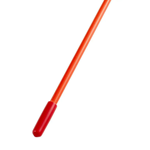 Orange Hot Rod CB Antenna 3 Foot AM FM Ready 36 Inch 100 Watt with Three Eighths Inch 24 Brass Ferrule close-up