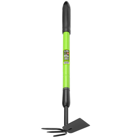 Versatile Telescoping Dual Head Garden Weeder And Cultivator with Adjustable Handle Lightweight and Rust Resistant
